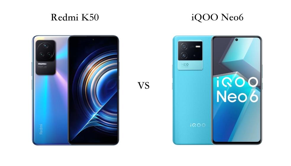 Redmi K50 和iQOO Neo6 全面对比哪个好（通过5点评测对比，各有优缺点）