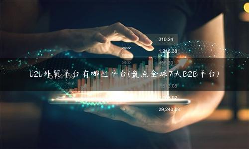 外贸b2b平台都有哪些网站（盘点全球7大B2B平台)