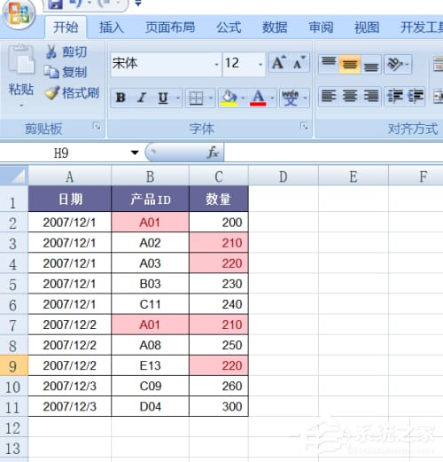 excel里面怎么样让重复数值显示出来（ excel设置突出显示重复出现数值的方法）