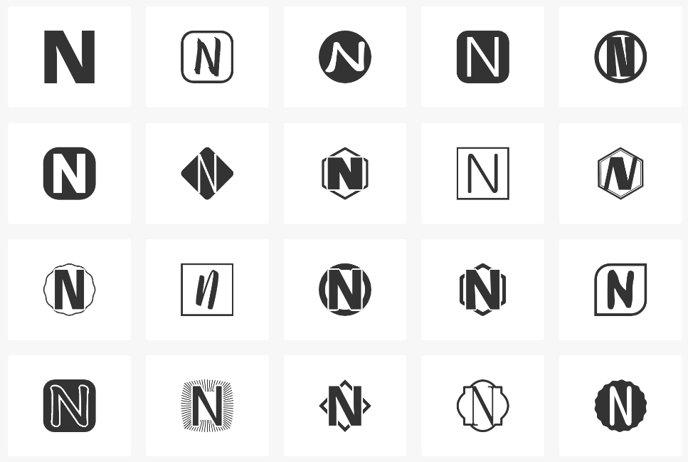 n字母设计创意图（N字母Logo创意设计案例欣赏）