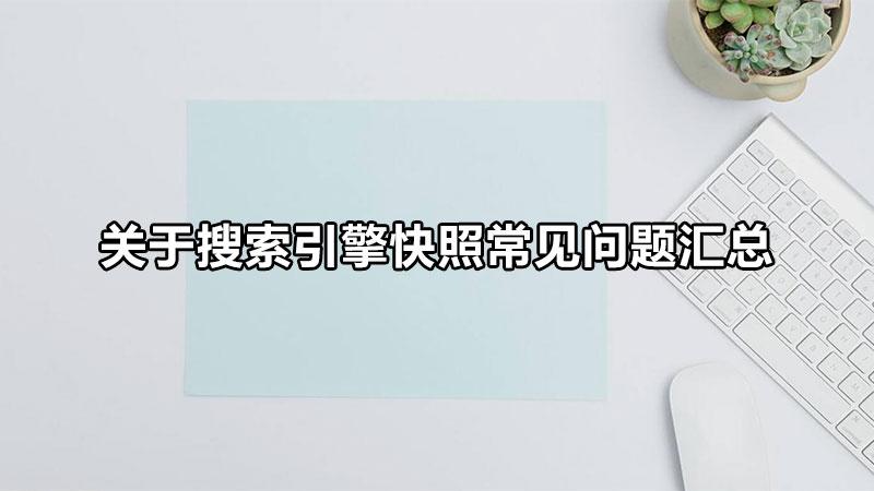 网页快照有什么用（搜索引擎快照的功能）
