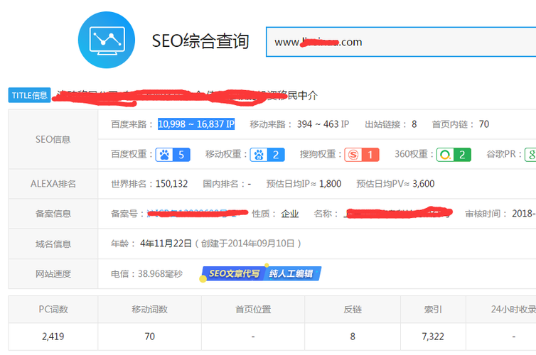 如何让网站排名上升？（百度seo工作的5个内容和网站优化的4个策略）
