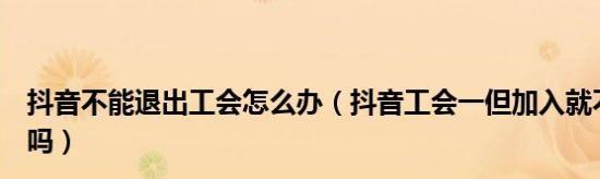 抖音退出公会后多久可以加入其他公会？（解答疑惑，拒绝误区！）