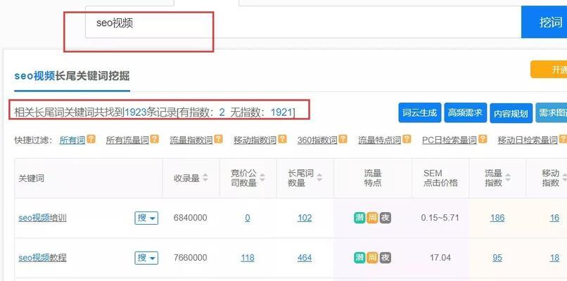 如何挖掘长尾并建立长尾库（海量长尾挖掘和拓展方法）
