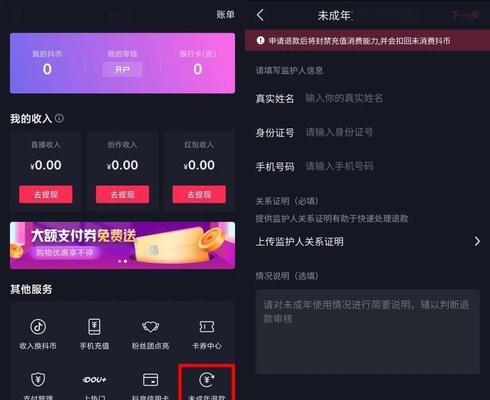 抖音未成年退款规则详解（掌握未成年人退款流程，保障消费权益）