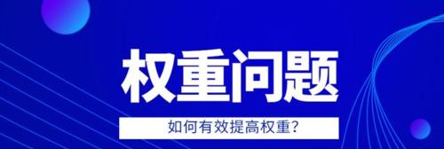 提升网站权重的10大秘诀（如何让你的网站在搜索引擎中排名更高）