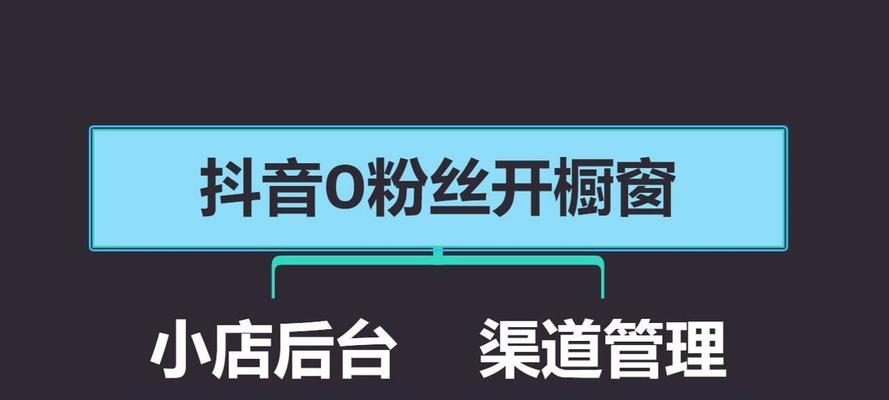 抖音小白如何实现带货？（不足1000粉丝也能成为带货达人！）