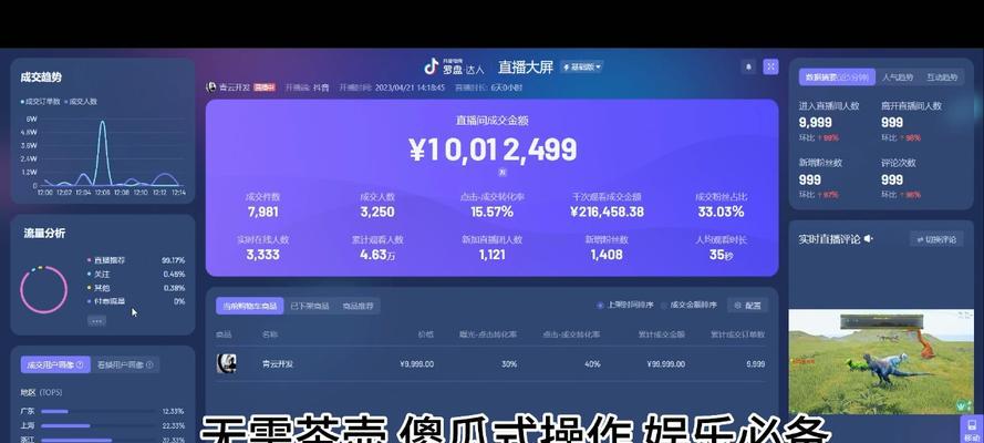 抖音百应达人工作台成交数据解析（掌握最新数据，实现营销突破）