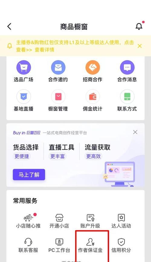 
解决抖音橱窗添加商品问题的方法（为什么我的商品无法添加到抖音橱窗？如何解决这个问题？）
-IT菜鸡教程网-IT技术博客
-第1
张图片