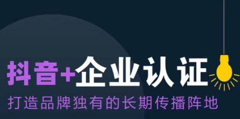 抖音企业认证费用及流程解析（企业认证需要多少钱）