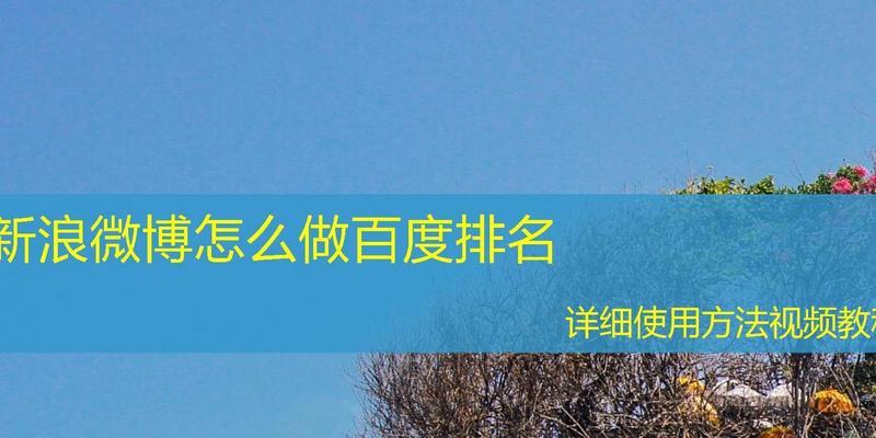 如何提升网站百度排名（百度排名优化技巧和注意事项）