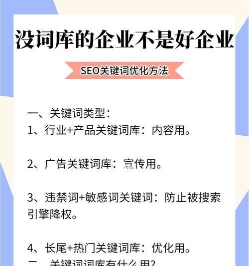 建立网站词库的重要性（掌握SEO技巧）