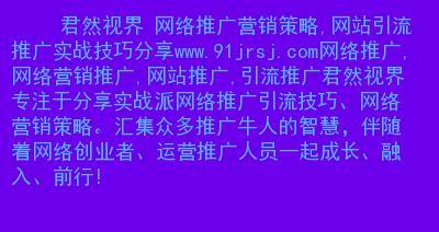 搜索引擎优化（从选择到网站优化）