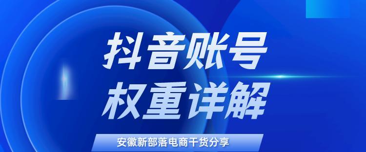 權重查詢，快速了解你的抖音賬號（掌握這些權重指標）