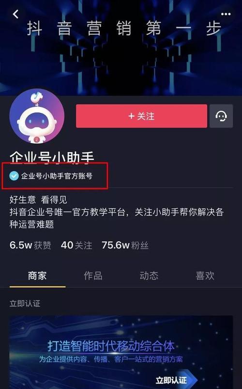 抖音企业号免费认证详解（了解抖音企业号免费认证申请流程及优势）