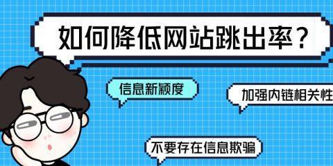 网站跳出率对SEO优化的影响（如何降低网站跳出率以提升SEO排名）