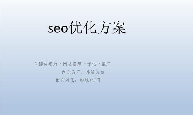 新手如何为新网站进行SEO优化（实用的SEO技巧和建议）