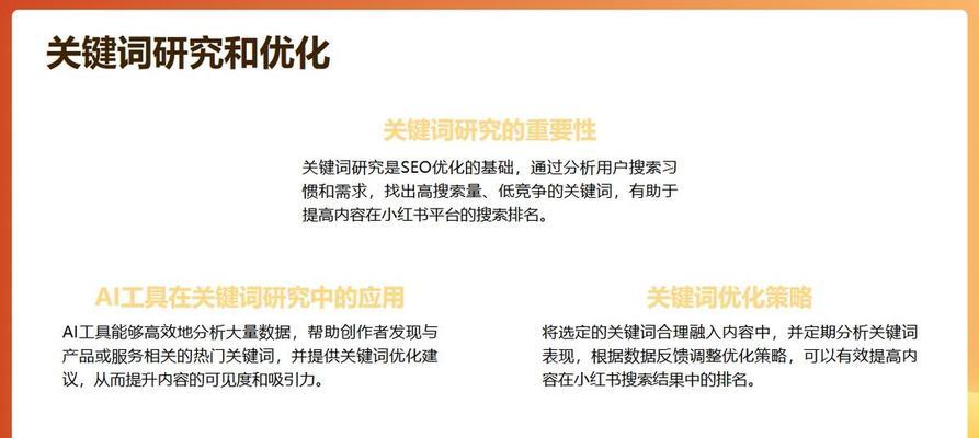 小红书关键词优化的策略是什么？