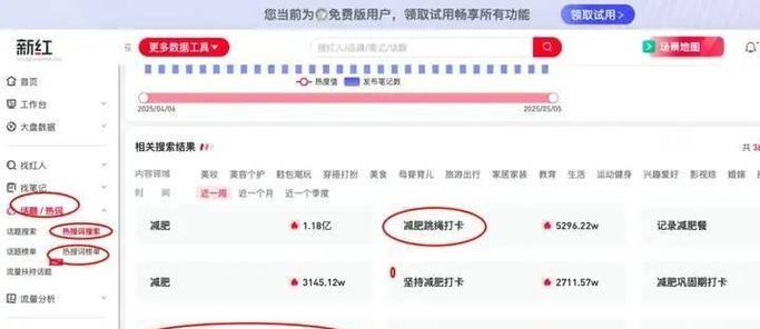 如何获取小红书上的热门关键词？