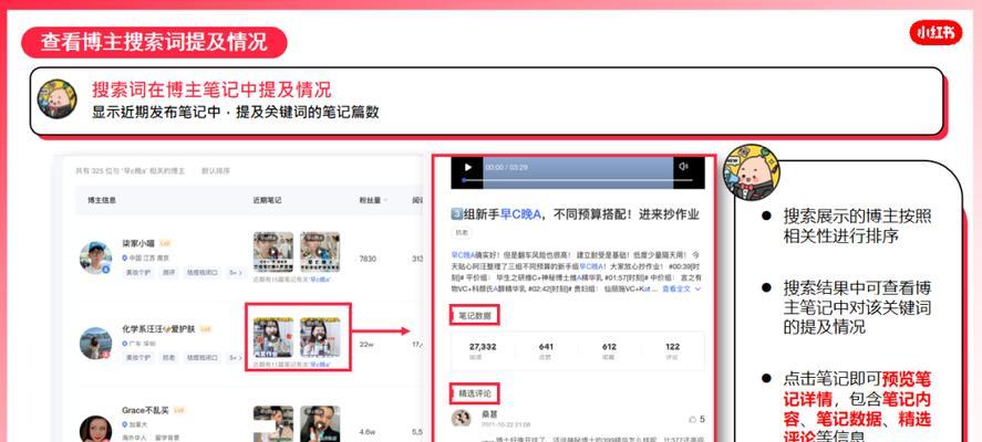 小红书关键词评论的查找方法是什么？