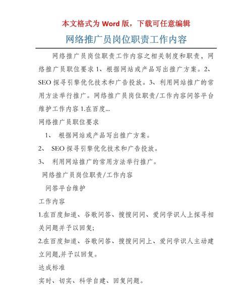 如何成为大型网站推广员？需要哪些技能和策略？