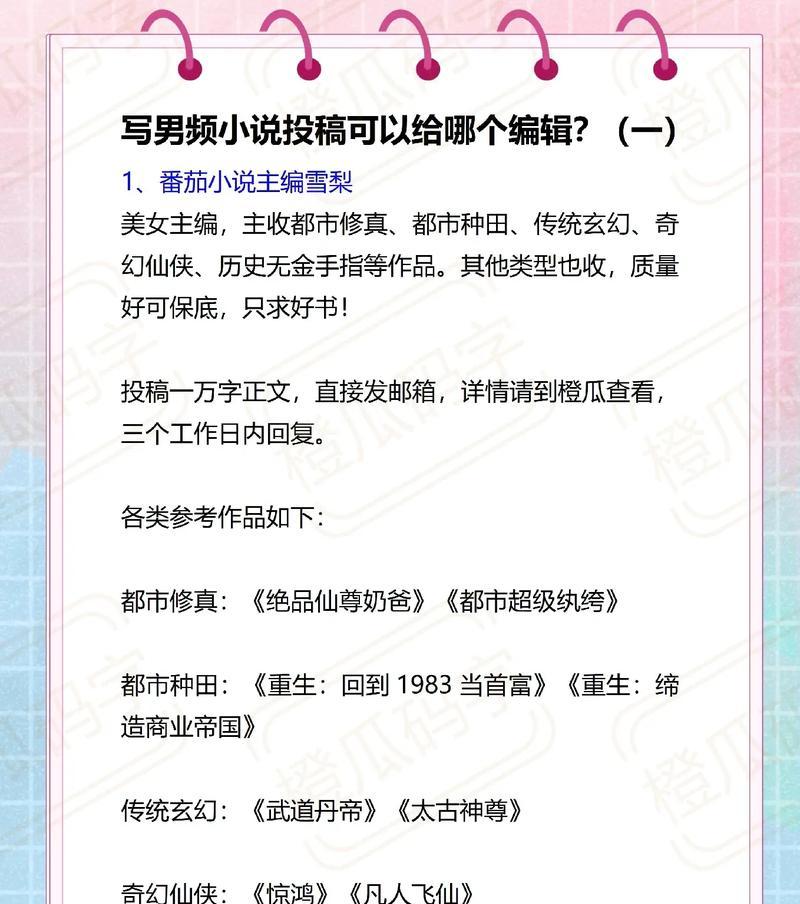 小说投稿网站分析怎么写？如何选择合适的平台进行投稿？