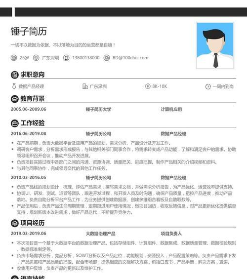 市场分析简历网站怎么写？如何突出个人优势？