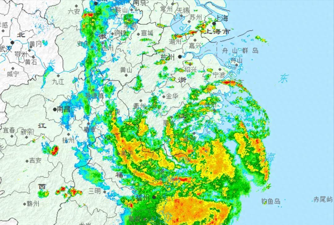 台风丹娜丝将南下福建广东等,上海BW将下雨北方高温加强