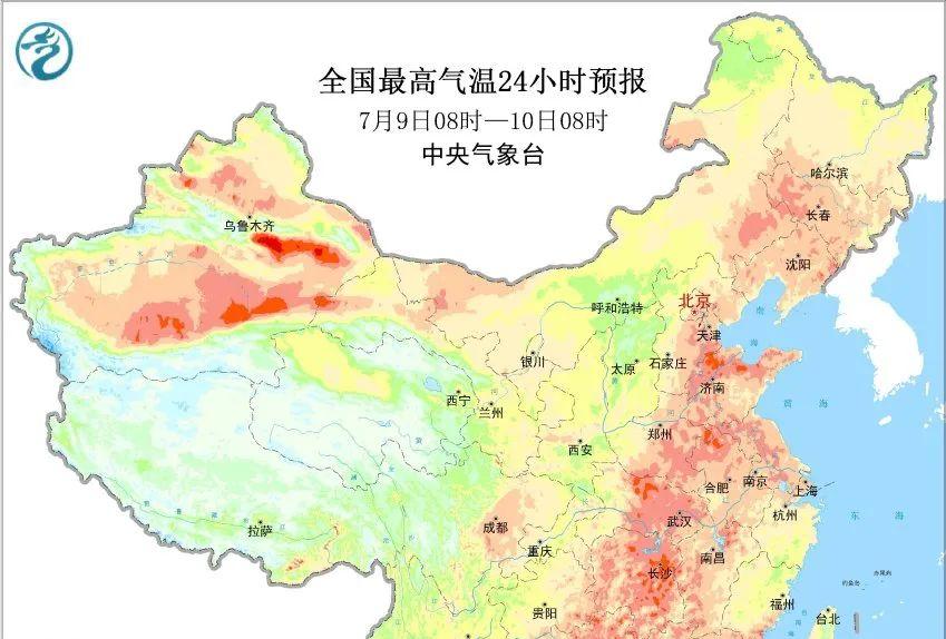 天津天气 | 天津要热红了！最高气温34℃，最低气温27℃。