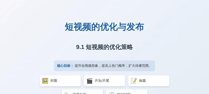 短视频优化标题教程怎么做？如何提升视频曝光率？