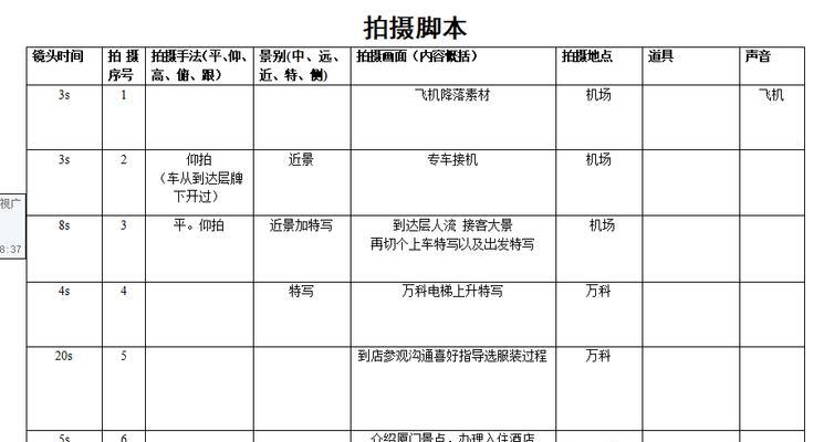 短视频优化方案表格怎么写？如何制定有效的短视频优化策略？