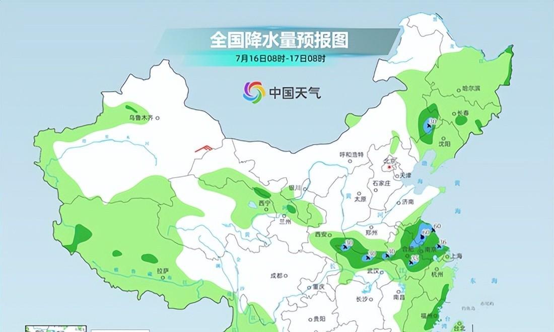 本轮降雨中心已定，北方降雨明显增多，6号台风即将酝酿完成