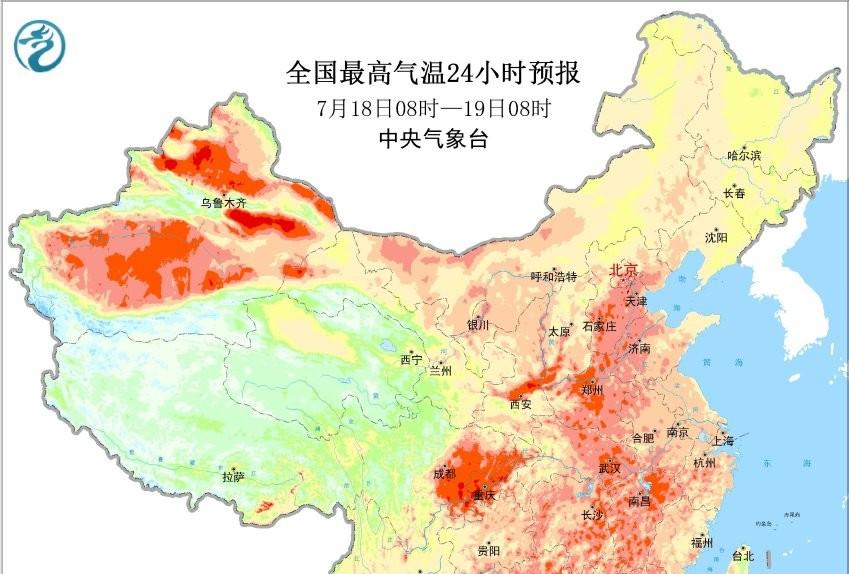 新一轮强降雨中心已确定！7月19号~21号天气预报，主要分布如下