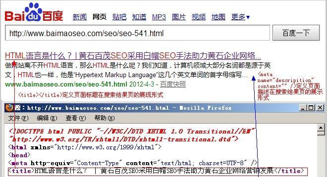 元标签优化对SEO效果有何影响？