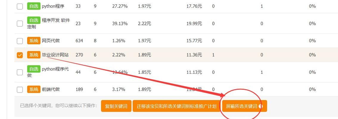 淘宝关键词字符不足如何处理？