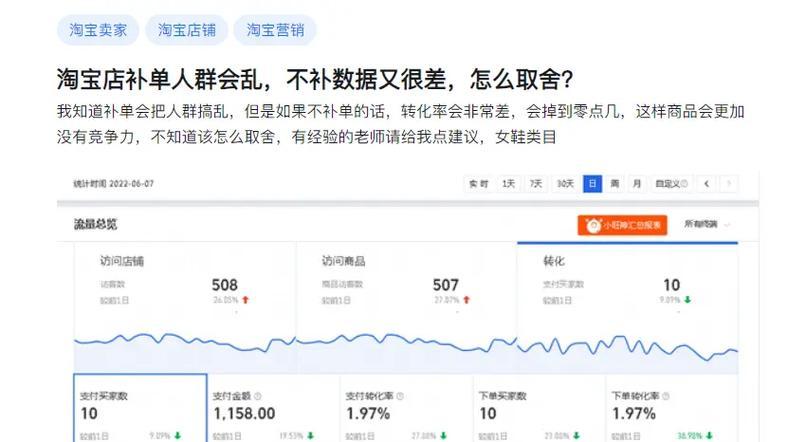 淘宝补单时如何选择合适的关键词？