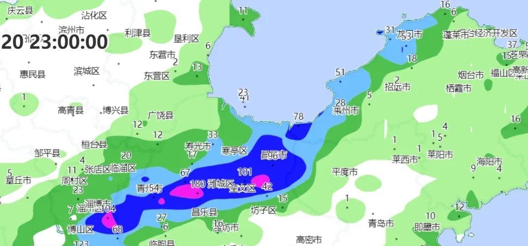 强对流来袭！分析:山东最大雨量已达179毫米，警惕暴雨超预期！