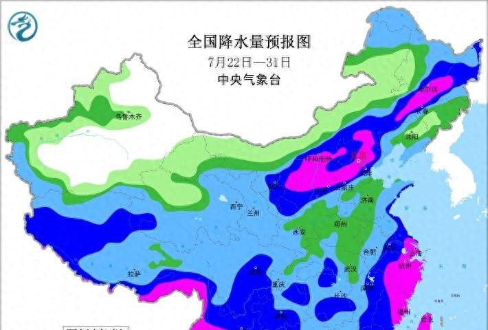 山东省！今天7月22号，新一轮降雨中心已定，大雨暴雨分布如下！
