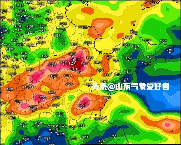最新:山东出现超预期431毫米特大暴雨，今夜危险降雨形势再次出现