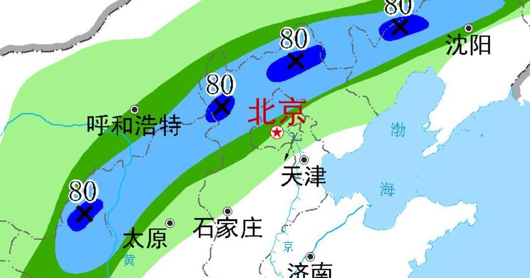 河北省！明天7月25号，新一轮降雨中心已定，暴雨大暴雨分布如下