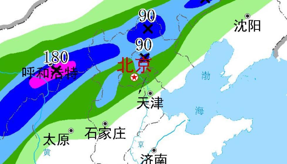河北省！明天7月25号，新一轮降雨中心已定，暴雨大暴雨分布如下