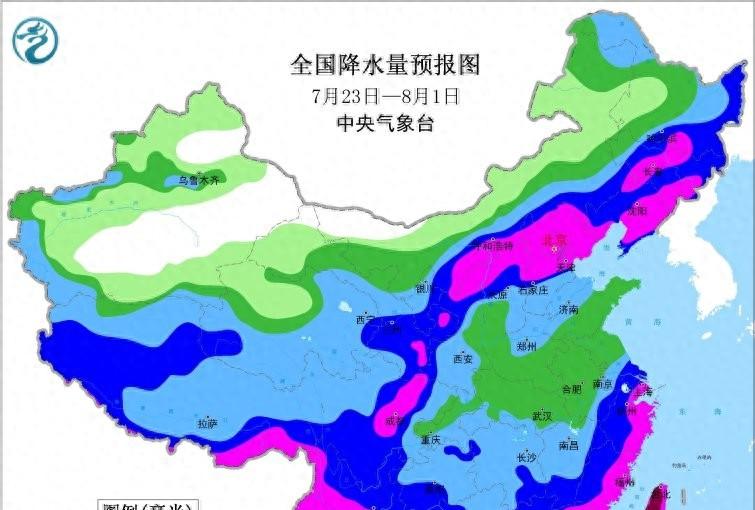 河南省！新一轮降雨中心已定，明天7月25号，大雨暴雨分布如下！
