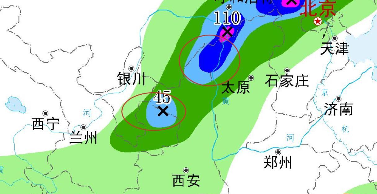 陕西省！今天7月25号，新一轮降雨中心已确定，大雨暴雨分布如下
