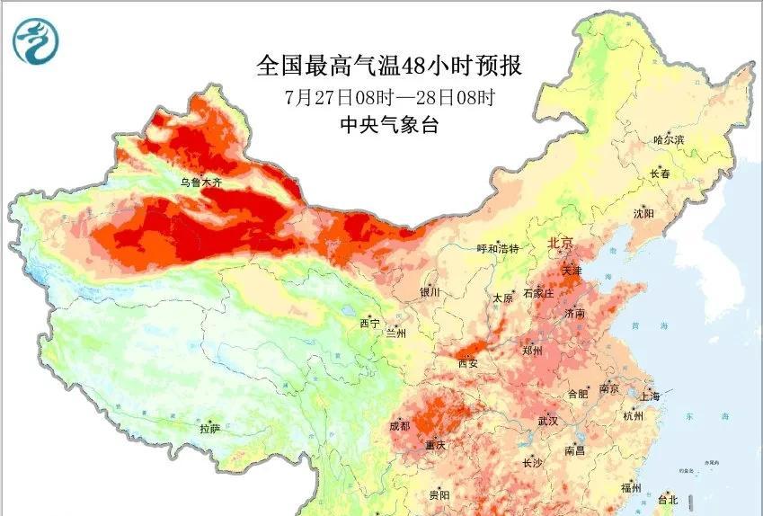 本轮降雨形势已转变，高温和降雨同步发展，具体分布如下地区