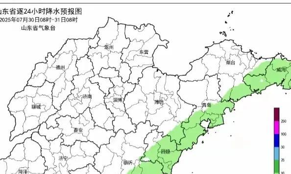 山东！未来三天中到大雨局部暴雨，雷电来袭！具体中心位置已定！